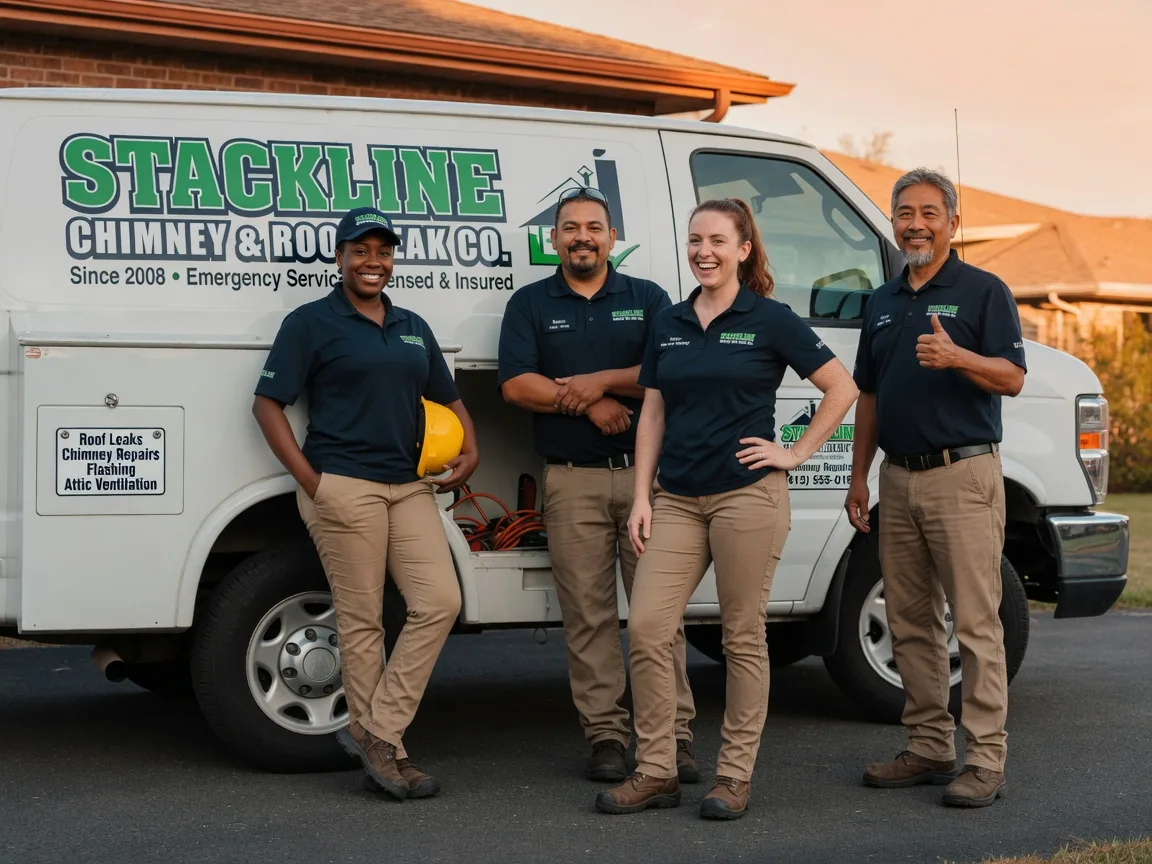 Chimney flashing repair company in Howard, KS